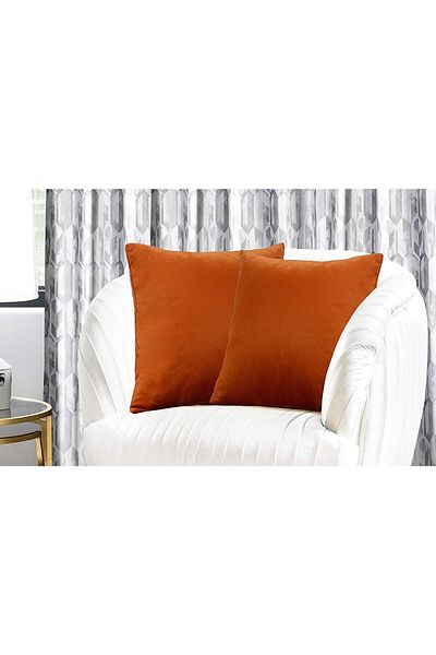 erorex Bondi Blue Velvet Decorative Solid Filled Cushion 45 * 45 Centimeter.Dc8025102572229 Kun