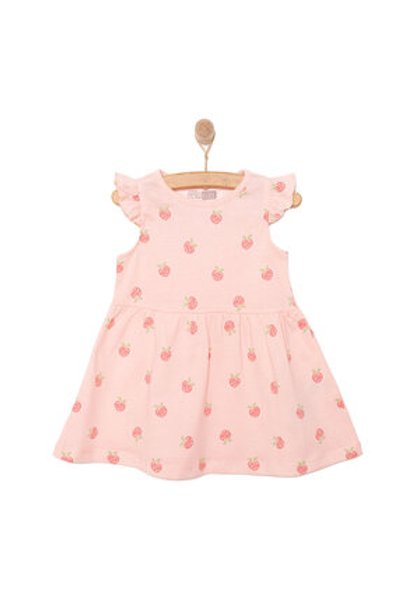 ebebek Hello Baby HelloBaby Basic Kız Şeftali Desenli Elbise Kız Bebek