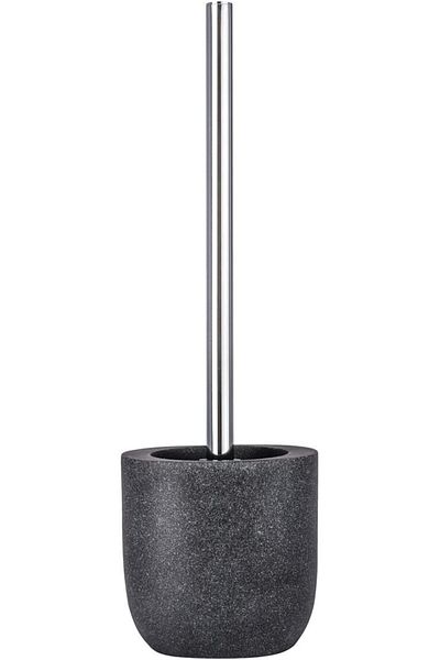 erorex Puro Anthracite Toilet Brush Holder Polyresin Grey 9 X 11.2 X 37 Cm