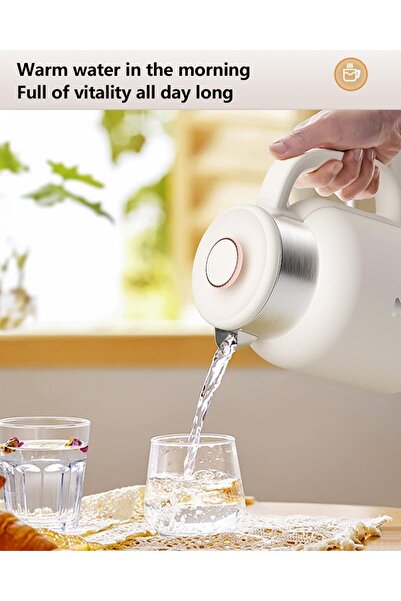 erorex Electric Kettle 1.5L Stainless Steel Kettle 2200W Auto Shut-Off, Dual Boiling Modes & 6-Speed