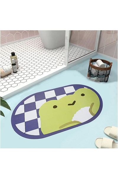 erorex Super Absorbent Floor Mat Napa Skin Super Absorbent Bathroom Mat Thin Quick Dry Bath Mat Non Slip