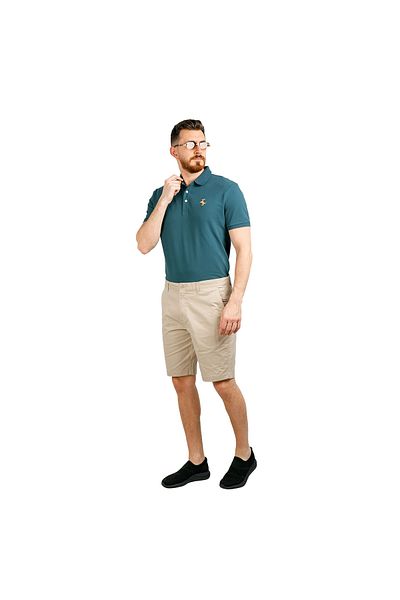 Giordano Men's Slim Fit Twill Bermuda Shorts