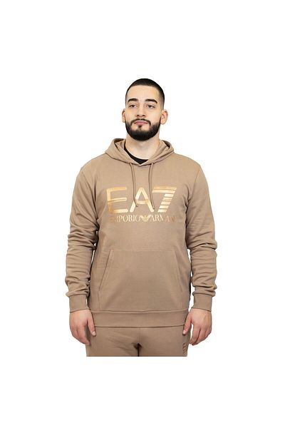 EA7 Emporio Armani Hanorac EMPORIO ARMANI EA7 pentru barbati TRAIN LOGO SERIES M OVERSIZE LOGO HOODIE