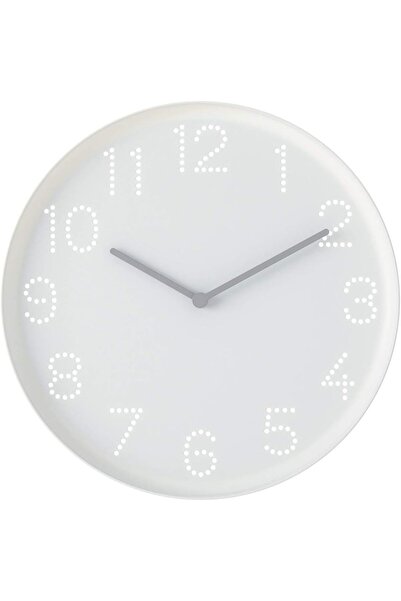 erorex ساعة حائط تروما بيضاء 25 سم