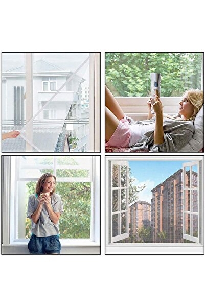 erorex Window Mosquito Screen Nets Fly Window Screen Mesh Insect Netting With Self Adhesive Tapes Window