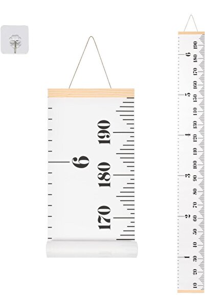 erorex Canvas Kids Growth Chart Height Measurement For Wall Nursery Room Playroom Décor For Baby Boy