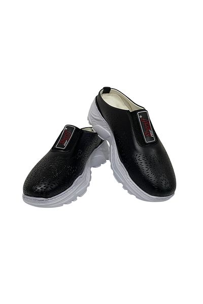 MRSHERİFF Orthopedic Unisex Sports Slippers (Genuine Leather)