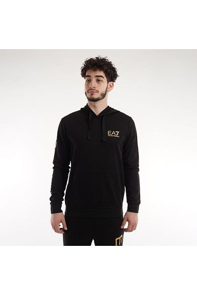 EA7 Emporio Armani Hanorac EMPORIO ARMANI EA7 pentru barbati TRAIN LOGO SERIES M HOODIE RN SLEEVE LOGO COFT