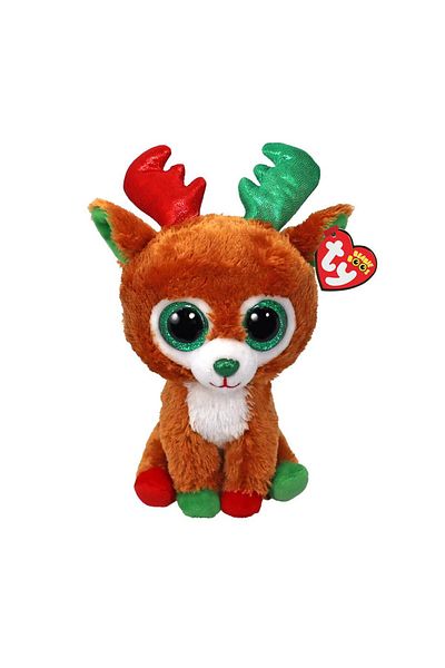 TY Beanie Boos Ty Beanie Boo - 15 cm Width Short Tinseltoes Reindeer