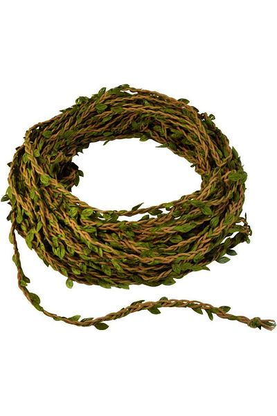 erorex 10M Artificial Vine Fake Foliage Leaf Plant Garland Rustic Jungle Vines With Twine For Wreath