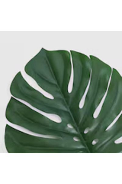 erorex Artificial Monstera Leaf 80 Cm Green Indoor Outdoor