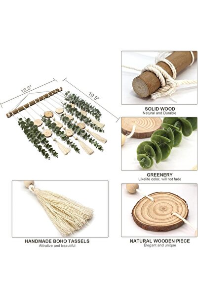 erorex Wall Hanging Artificial Eucalyptus Plant Fake Greenery Vine Boho Wall Decor For Apartment Bathroom