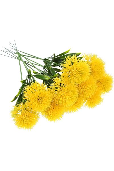 erorex 10Pcs Artificial Dandelion Artificial Outdoor Plants Dining Room Table Decor Table Centerpieces For