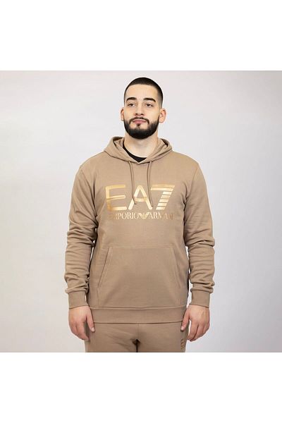 EA7 Emporio Armani Hanorac EMPORIO ARMANI EA7 pentru barbati TRAIN LOGO SERIES M OVERSIZE LOGO HOODIE