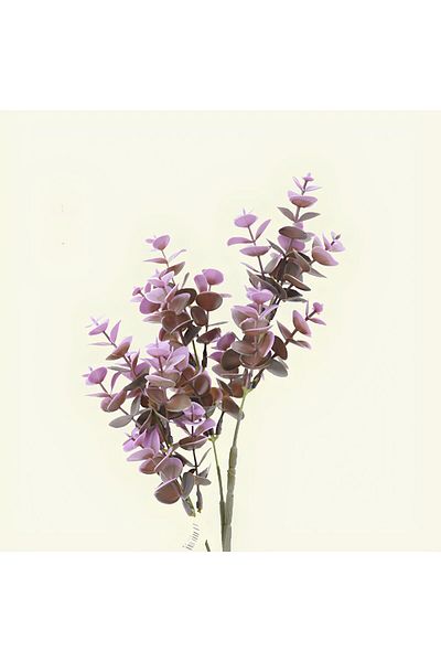 erorex 6Pcs Artificial Eucalyptus Stems 48*17Cm Purple