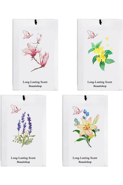 erorex Air Freshener Natural Flower Fragrance Sachet Home Fragrance For Home Cars And Office Strong Effect