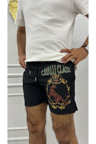 Trussardi Men's Swimming Trunks with Pockets