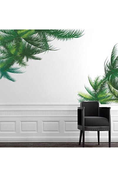 erorex Green Leaf Bedroom Living Room Background Wall Stickers Paste Walldecals Decor Vinyl Diy Palm Tree