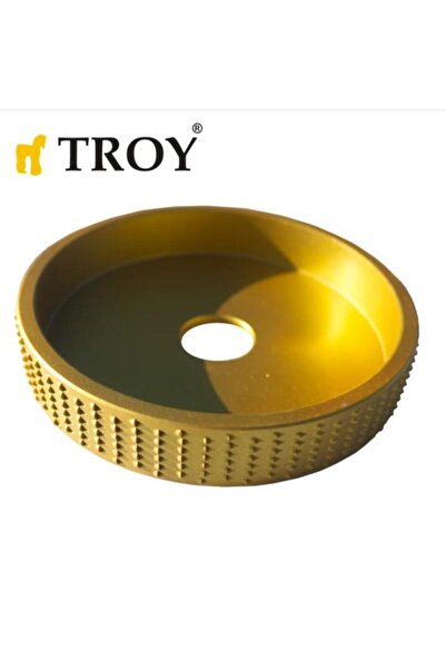TROY 25090 Avuç Taşlama için Ahşap Törpüleme Oyma Diski, 100mm