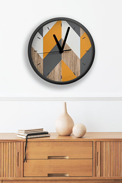 Artavessa Dekoratif Ahşap Mdf 3d Efektli 5mm Duvar Saati - Model 1