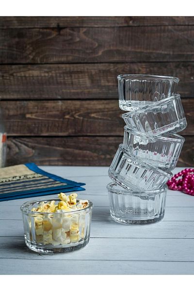 Paşabahçe Ramekin 6-Piece Sauce Bowl 8 cm
