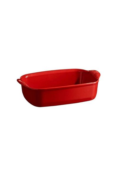 Emile Henry Rectangular Oven Dish - 42.5 X 28 cm - Red/Burgundy
