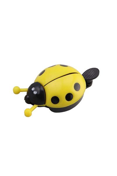 Choice Yellow Cute Cartoon Ladybug Shaped Bike Bell Children Balance Car Bicycle Hand Press Small Bells Eas