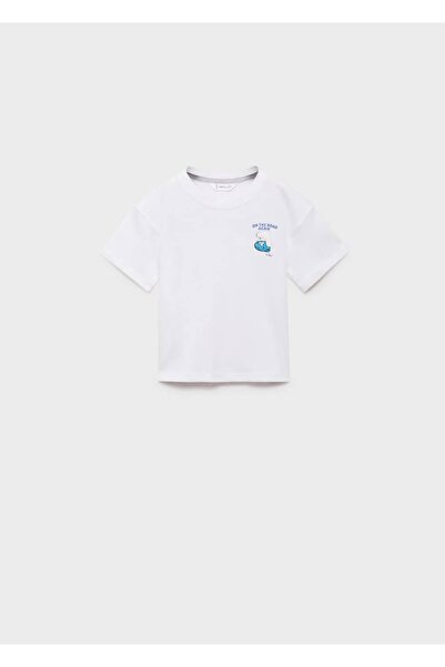 MANGO Baby Μπλουζάκι Στρουμφάκια