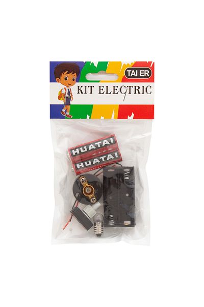 andela Electromer Experiment Set Boxed for School (Battery Slot+Lamps+Light Bulb+Switch+Battery) (5057)