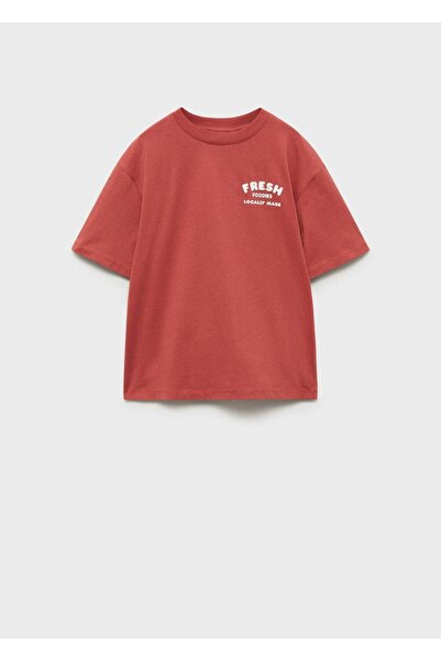 MANGO Kids T-Shirt mit geprägtem Print