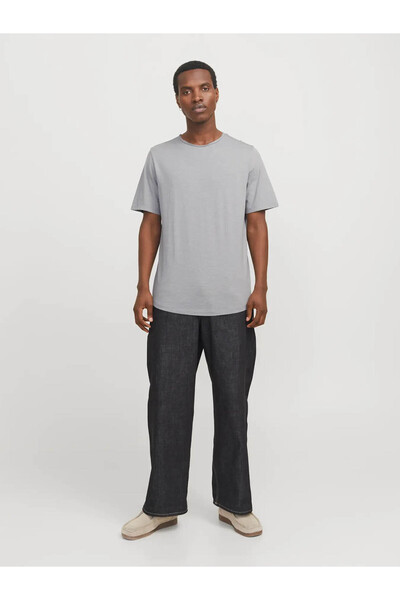 Jack & Jones Ανδρικό μπλουζάκι Jjebasher Tee O-Neck Γκρι 12182498
