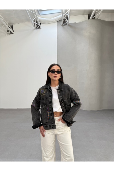 SOLİS MODA Kadın kot çeket