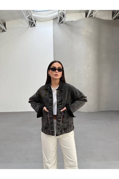 SOLİS MODA Kadın kot çeket