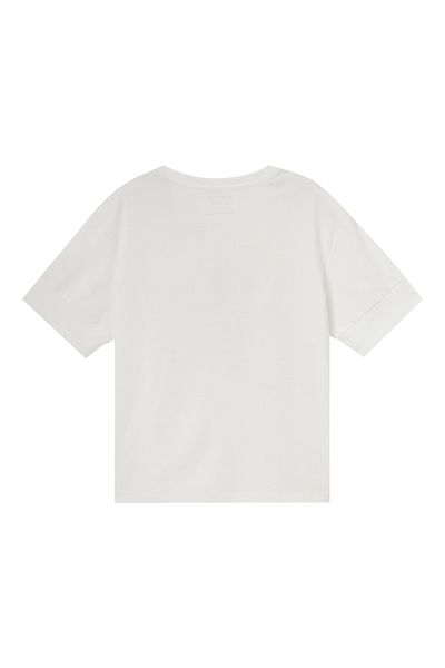 Giordano Women's Liquid Touch Embroidered Cotton Tee
