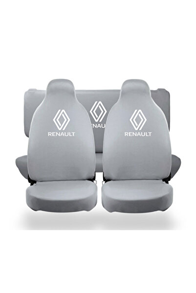 PLEYİNN Penye oto koltuk kılıfı renault yeni logo 4 parça