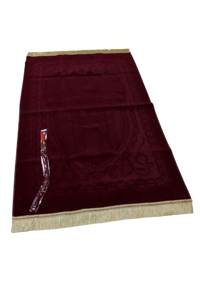 smart home Quilted prayer rug with Islamic drawings design plaid quilted/prayer bed sheet 100*60 cm
