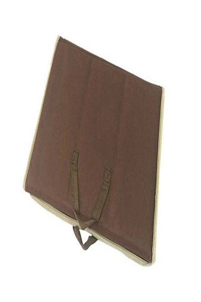 smart home Foldable Prayer Mat And Backrest 2 in 1 Gold 114x54cm
