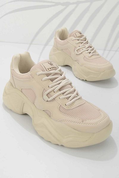 Bambi Ecru Women's Sneaker K01876014309