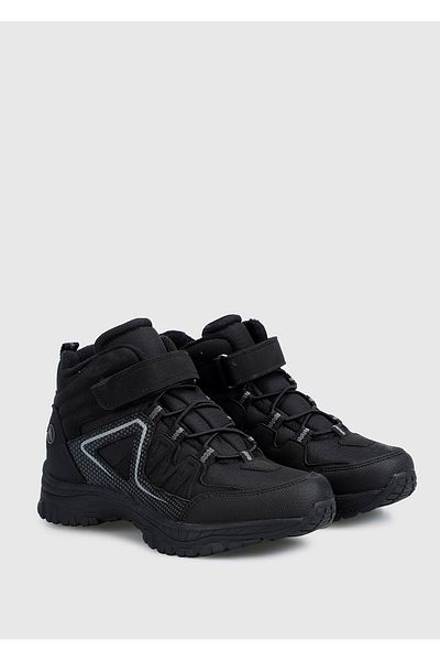 Kiddo Boy's Black Outdoor Boots - Comfortable and Durable