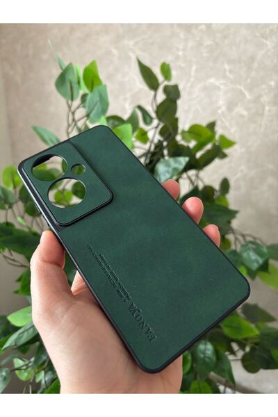 Hatreds Oppo Reno 11F Kılıf Kamera Koruma Çıkıntılı Renkli Kadife Tasarımlı K...