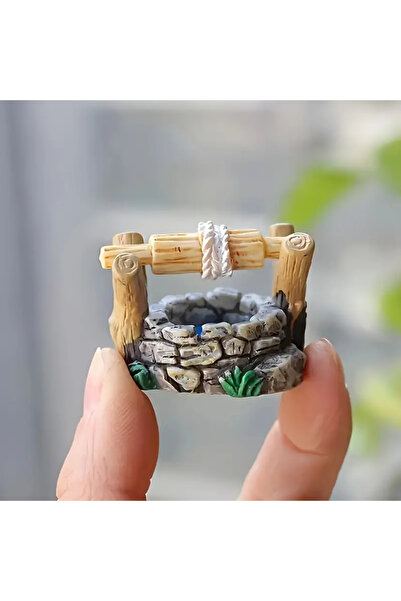 CharmFancy Mini Kuyu Figürü – Teraryum Ve Dekoratif Biblo Aksesuar Obje