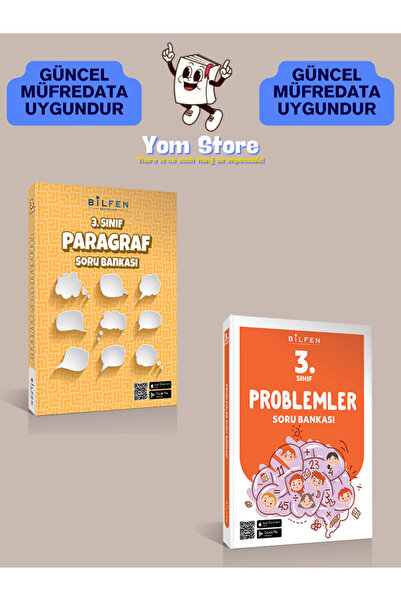 Bilfen Yayıncılık 3. Sınıf Paragraf + Problemler SET Soru Bankası