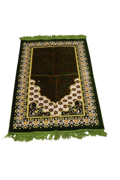 smart home Turkish Quilted Prayer Rug With Jalal In Embossed Quilted Islamic Graphic Design