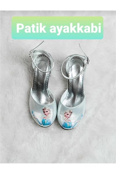 ATAHAN MELEK Girl Child Low-Heeled Shoes Figured Birthday Shoes