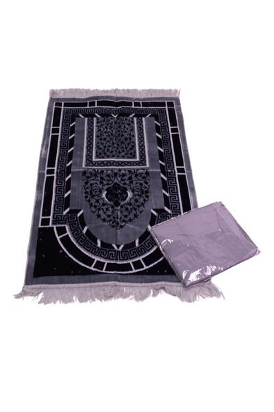 smart home Turkish Quilted Prayer Rug With Jalal In Embossed Quilted Islamic Graphic Design/Prayer Sheet