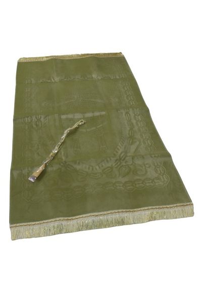 smart home Quilted prayer rug with Islamic drawings design plaid quilted/prayer bed sheet 100*60 cm