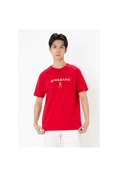 Giordano Men's Short Sleeve Print Tee