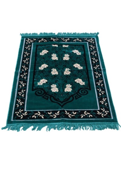 smart home سجادة صلاة تركية كبيرة منقوشة ومبطنة/ملاءة صلاة 80×120 سم