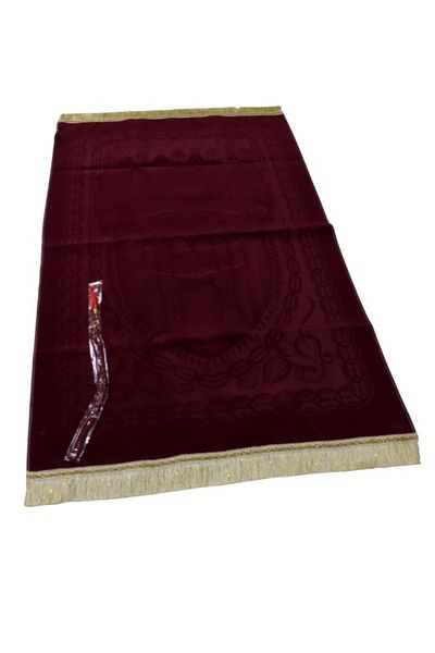 smart home Islamic Prayer Rug with Tasbih, Soft Islamic Prayer Rug, Premium Prayer Mat for Men, Women and Kids
