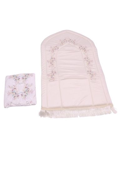 smart home Comfortable Foam Padded Prayer Rug with Jalal, Islamic Design Embossed Prayer Rug